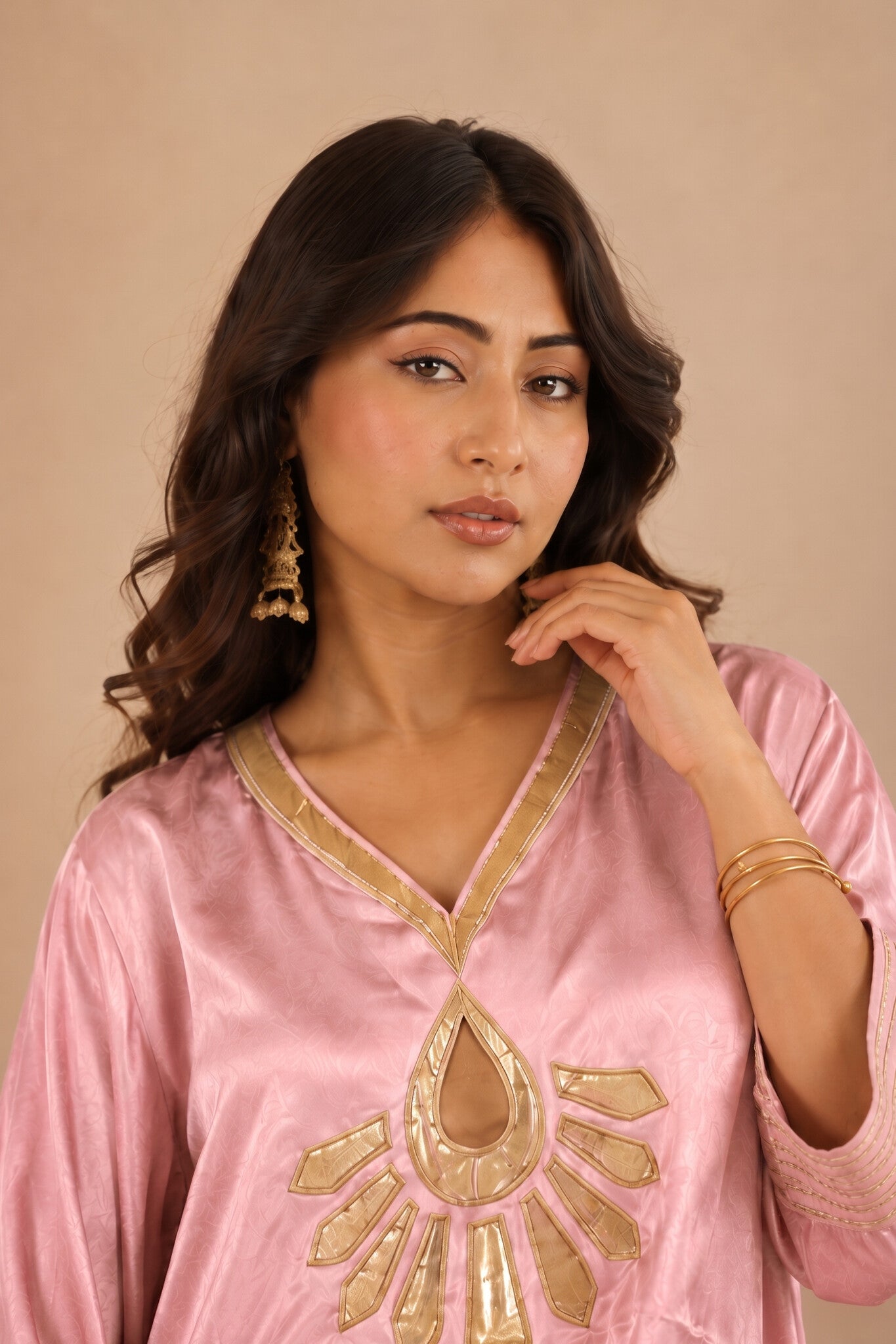 Saher Baby Pink Dress