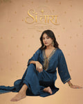 Zoya Teal Blue sitara Dress