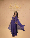 Sana Purple Sitara Dress