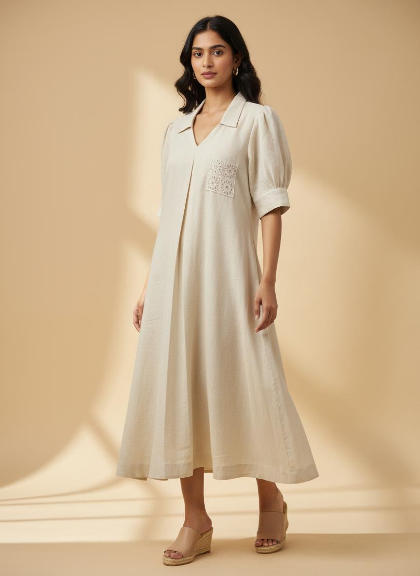 Simmer Jute Light Pink Dress