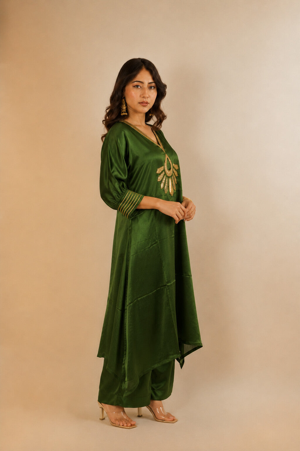 Saher Deep Green Dress