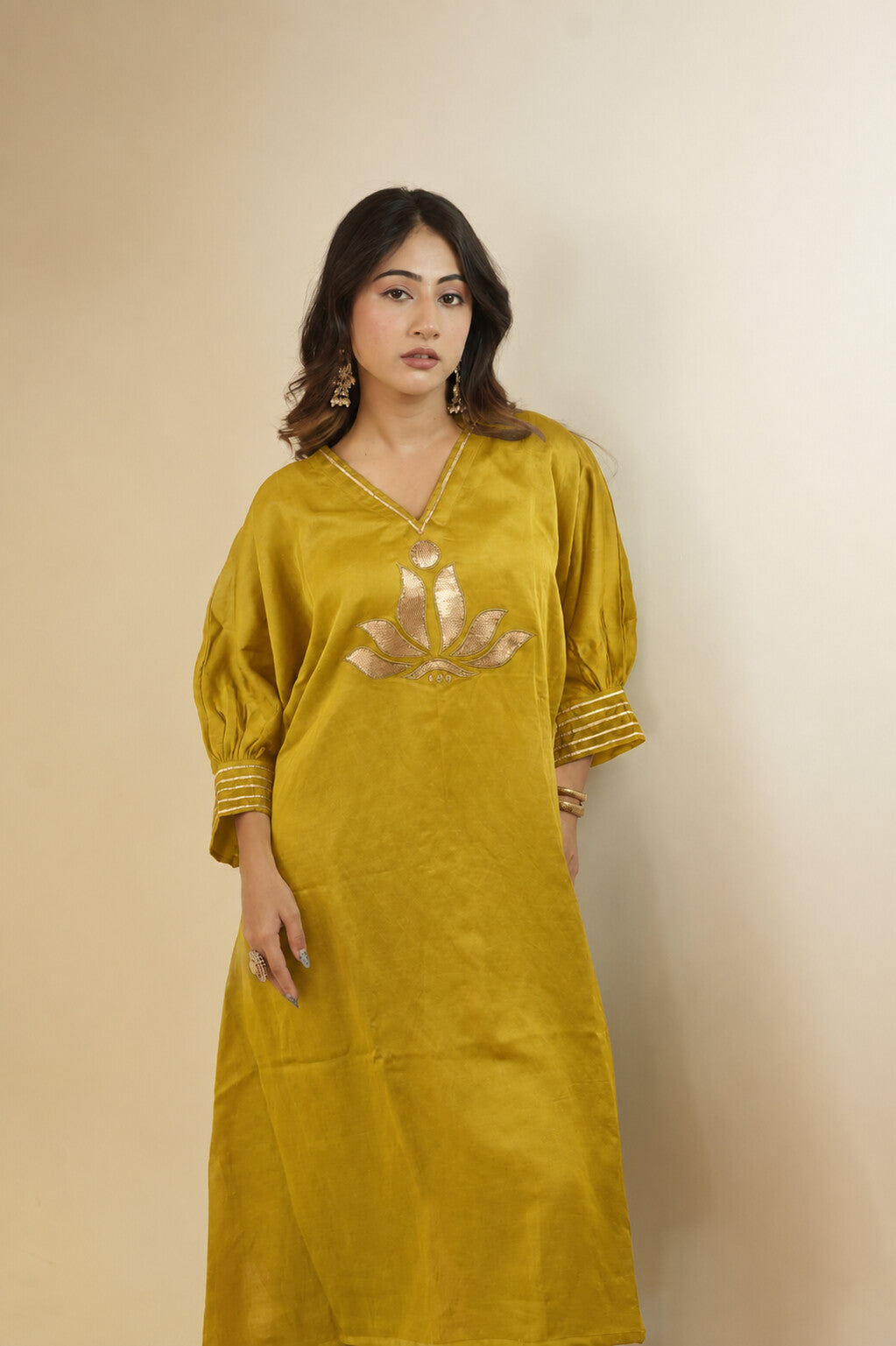 Maher Mustard Dress