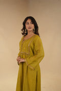 Sana Mustard Sitara Dress
