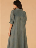 Simmer Jute Grey Dress
