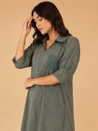 Simmer Jute Grey Dress