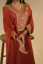 Alina Rust Dress