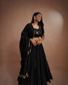 Madhubala Black Mul-Cotton Chaniya Choli