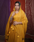 Mohini Yellow Mul-Cotton Chaniya Choli