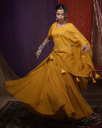 Mohini Yellow Mul-Cotton Chaniya Choli