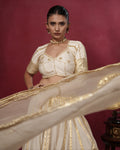 Ragini White Muslin Silk Chaniya Choli