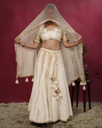 Ragini White Muslin Silk Chaniya Choli