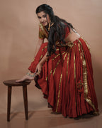 Ragini Rust Muslin Silk Chaniya Choli
