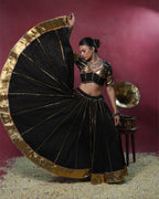 Tarani Black Mul-Cotton Chaniya Choli