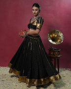 Tarani Black Mul-Cotton Chaniya Choli