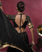 Tarani Black Mul-Cotton Chaniya Choli