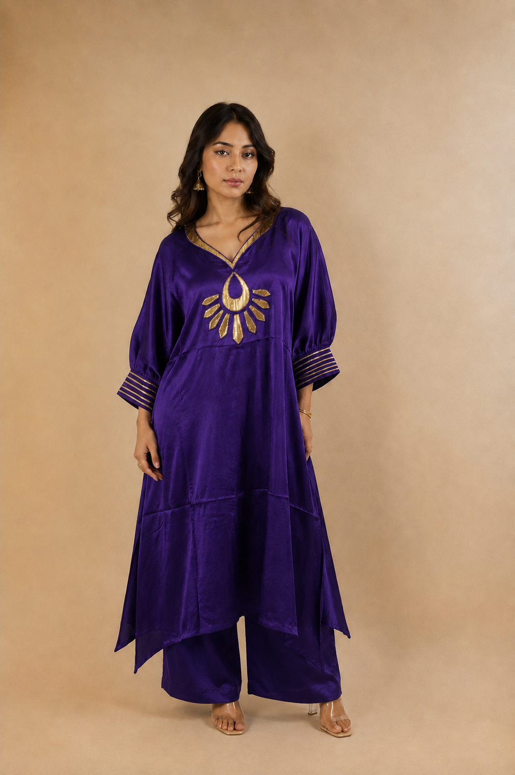 Saher Purple Dress