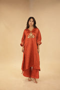 Maher Rust Orange Dress