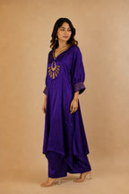 Saher Purple Dress