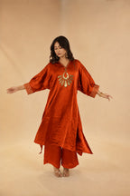Saher Rust Orange Dress