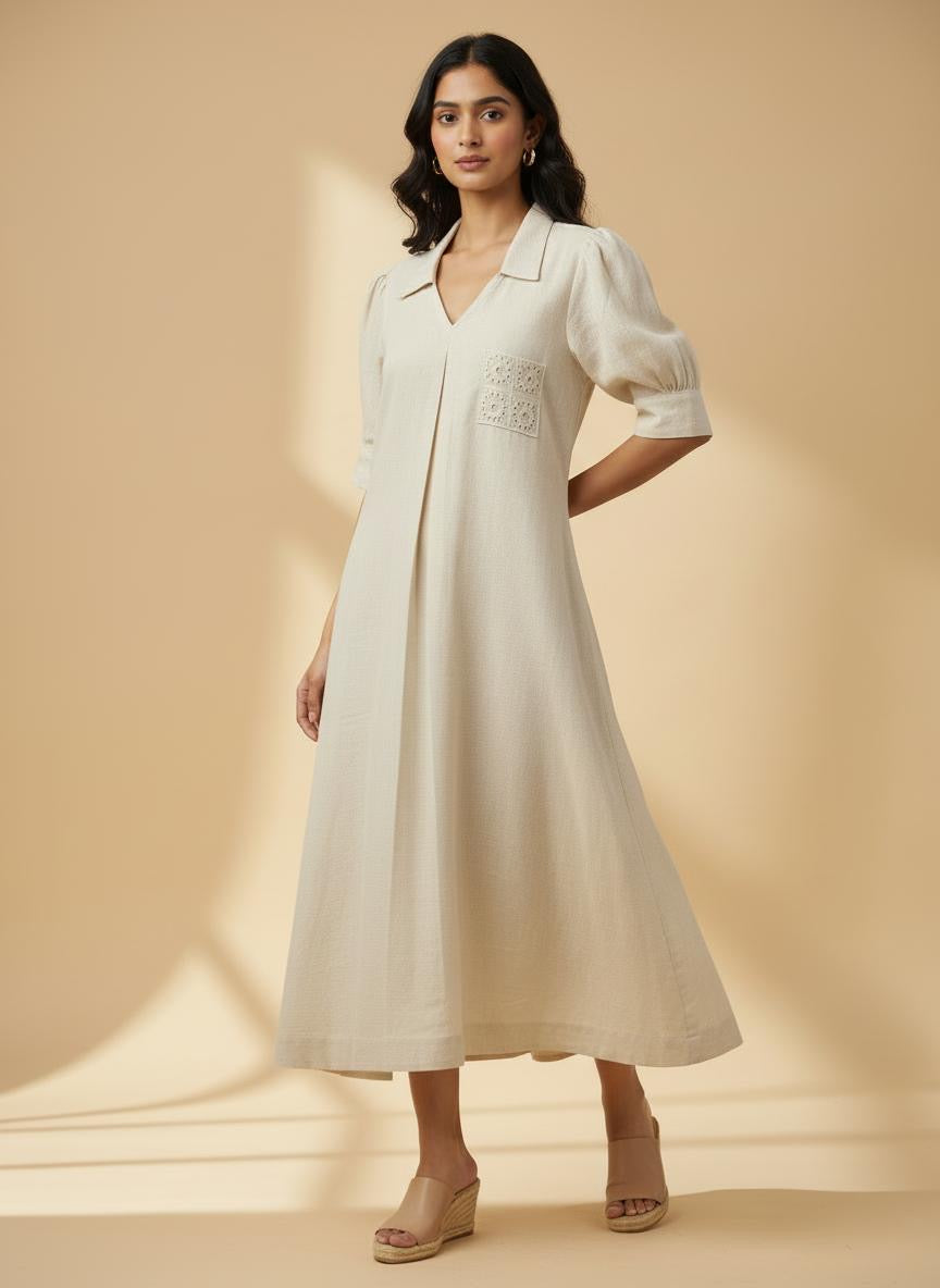 Simmer Jute Light Pink Dress