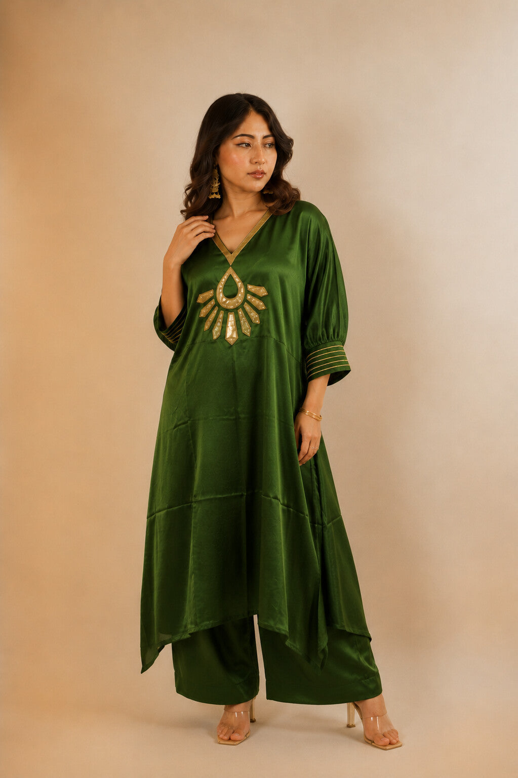 Saher Deep Green Dress