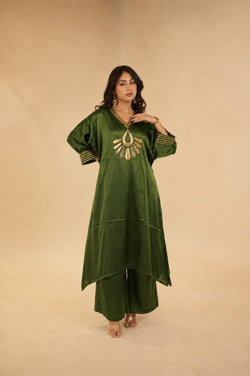 Saher Deep Green Dress
